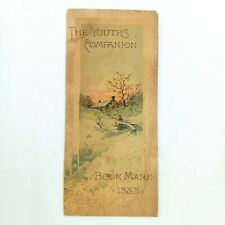 Vintage The Youths Companion Book Marks 1888 Trade Card Perry Mason picture