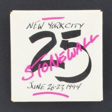 Gay Lesbian Pride 1994 Civil Rights Stonewall 25th NYC Protest LGBT AIDS P1789 picture
