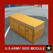 Army U.S.A Side Module Shipping Containers Card Models 20ft OO Gauge Set of x 3 picture