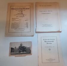 1923 OSU Ohio State University Commencement Lot 46th Annual Graduation Booklet  picture