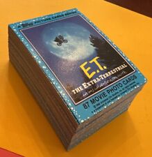 1982 Topps E.T. The Extra Terrestrial Complete Set Of 87 Movie Photo Cards picture
