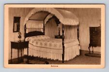 New Geneva PA-Pennsylvania, Home of Albert Gallatin, Bedroom Vintage Postcard picture