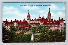 St Augustine FL-Florida, Hotel Ponce De Leon, Advertisement, Vintage Postcard picture