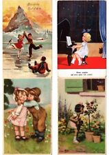 CHILDREN GREETINGS Mostly ARTIST SIGNED 100 Vintage Postcards (PART 1.) (L5458) picture