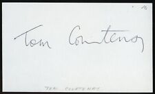 Tom Courtenay signed autograph auto 3x5 Cut English Actor in Doctor Zhivago picture