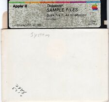 ITHistory (1982) APPLE Software: QUICK FILE II An Introduction Sample  (IIe Q picture