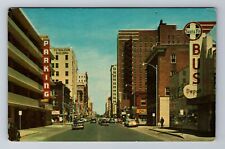 Wichita KS-Kansas, Broadway Street, Advertisement, Vintage c1964 Postcard picture