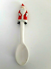 Vintage Marjolein Bastin Porcelain Santa Spoon 6 1/2