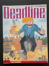 DEADLINE British Comic Magazine No.32 Aug 1991 Hugo Tate Siouxsie & The Banshees picture