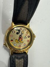 1990 Lorus World Flags Musical Mickey Mouse Watch picture