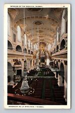 Basilica Quebec-Canada, Interior Of Church, Religion, Vintage c1928 Postcard picture
