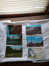 Group Of 6 vintage Postcards resell lot picture