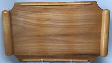 Vintage MCM Mid Century Modern Light Wood Tray Serving Dresser Tray  12.5” X 7.5 picture