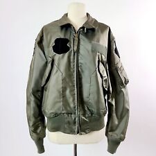 VTG 80s Alpha Industries Military Summer Flyers Jacket CWU-36/p L USAF Bomber picture