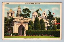 San Diego CA-California, Palace Parent & Child, c1935, Vintage Postcard picture