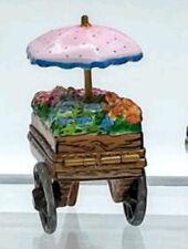 limoges hand painted The Cart picture