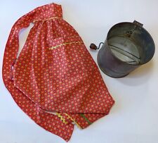 VINTAGE KITCHEN LOT ~ 1950's Bromwell Working Flour Sifter and Calico Apron picture