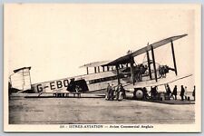 Istres - Aviation - Avion Commercial Anglais - Biplane - Airplane - Postcard picture