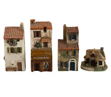 Lot of 3 J Carlton Dominique Gault Miniature Buildings Village Paris Provence picture