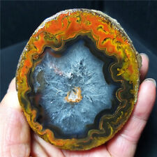RARE 294.3G Natural Polished Warring States Red Banded Lace Agate Crystal A3859 picture