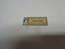 1969 North Carolina DAV Tag Keychain License Plate HY 375 picture