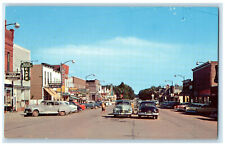1963 Main Street Looking North Park Rapids Minnesota MN Vintage Postcard picture