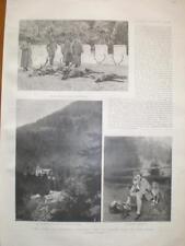 Article Duke of Coburg shooting lodge Hinter Riss 1895 picture