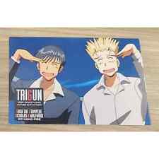 Vintage Amada Trigun Card Ft. Nicholas D. Wolfwood and Vash The Stampede No. 14 picture