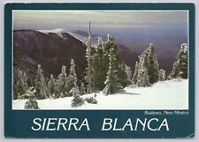 Ruidoso New Mexico, Sierra Blanca, White Mountain in Winter, Vintage Postcard picture