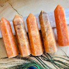 Wholesale Lot 1 Lb Natural Sunstone Obelisk Tower Crystal Wand Energy picture