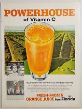 1959 Print Ad Fresh Frozen Florida Orange Juice Orchards Golfer Sam Snead picture