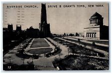 1936 Riverside Church Drive Grant's Tomb Exterior Building New York NY Postcard picture