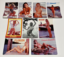 Postcard Lot of  9 Pinup Risqué Bikini Girl Florida Maui Hawaii Mex POSTCARD 162 picture