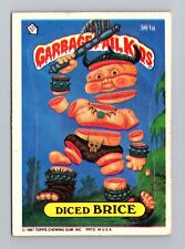 1987 Topps Garbage Pail Kids 361a DICED BRICE -OS9 - PRINT ERROR Series 9 card picture