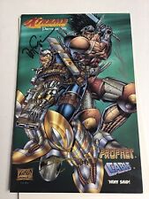 EXTREME PREVIEWS '96 SIGNED BY ROB LIEFELD, DAN FRAGA & SIBAL IMAGE NM 9.4 picture