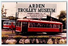 c1950's Greetings From Washington Arden Trolley Museum Pennsylvania PA Postcard picture