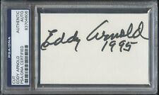 Eddy Arnold signed autograph auto 2x3.5 cut Country Music Legend PSA Slabbed picture