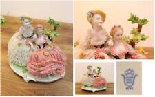 Antique Unter Weiss Bach Dresden Lace Doll Porcelain Figurine 9.6in picture