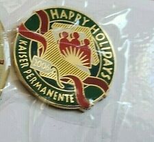 Vintage Happy Holidays Kaiser Permanente 2006 Lapel Pin Thrive KP Health ou46 picture