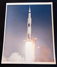 1968 NASA MSFC KSC APOLLO 8 SATURN V Lift Off PHOTO 1ST GENERATION A KODAK PAPER picture