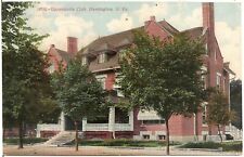 Guyandotte Club in Huntington WV Postcard 1909 picture