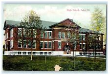 1911 High School Building, Cairo Illinois IL Antique Posted Postcard picture