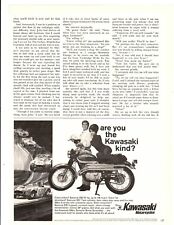 1967 Print Ad Kawasaki Motorcycles Crave Action? Samurai SS 31 hp up to 105 mph picture