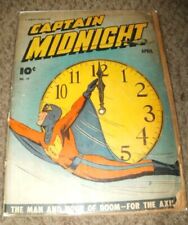 CAPTAIN MIDNIGHT 19 - GOLDEN AGE 1944  WWII - MAN & HOUR OF DOOM - FAIR 1.0 picture