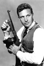 THE UNTOUCHABLES ROBERT STACK AS ELLIOT NESS WITH TOMMY MACHINE GUN 24x36 Poster picture