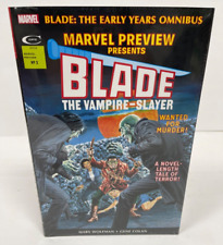 Blade The Vampire Slayer Early Years Omnibus MORROW DM COVER Marvel Comics HC picture