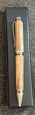 GORGEOUS HIGH QUALITY HANDMADE CIGAR ZEBRAWOOD BALL POINT PEN Bloom Woodworking picture