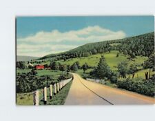 Postcard Beautiful Country Road Scene picture