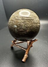 Thousand Layer Garden Quartz Crystal Sphere With Metal Stand  picture