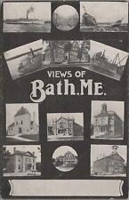 Postcard Views of Bath ME Maine  picture